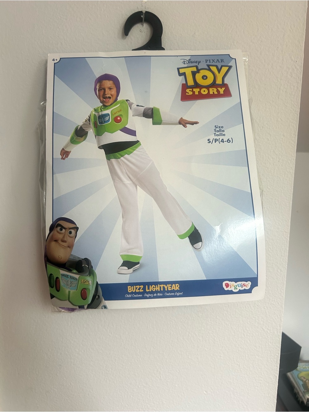 Disney Toy Story Buzz Lightyear Kids Costume - White & Green